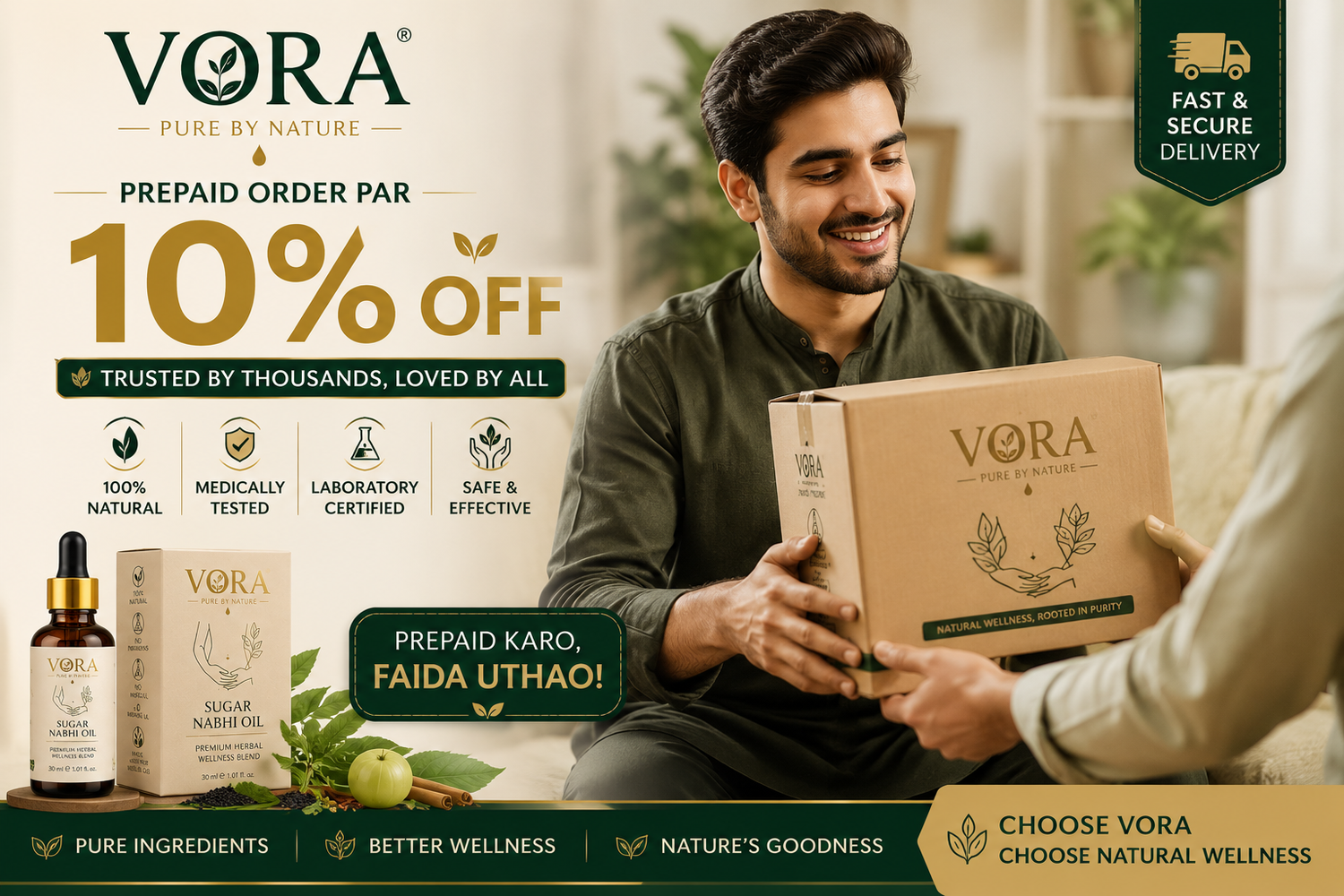 GET 10% OFF ON PREPAID ORDER